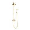 Crosswater Belgravia Multifunction Shower Valve with Handset and Bracket and Fixed Shower Head